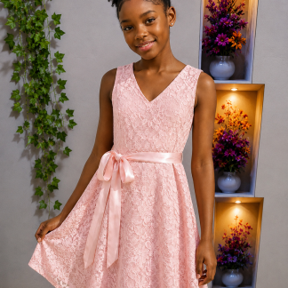 Lace party gown